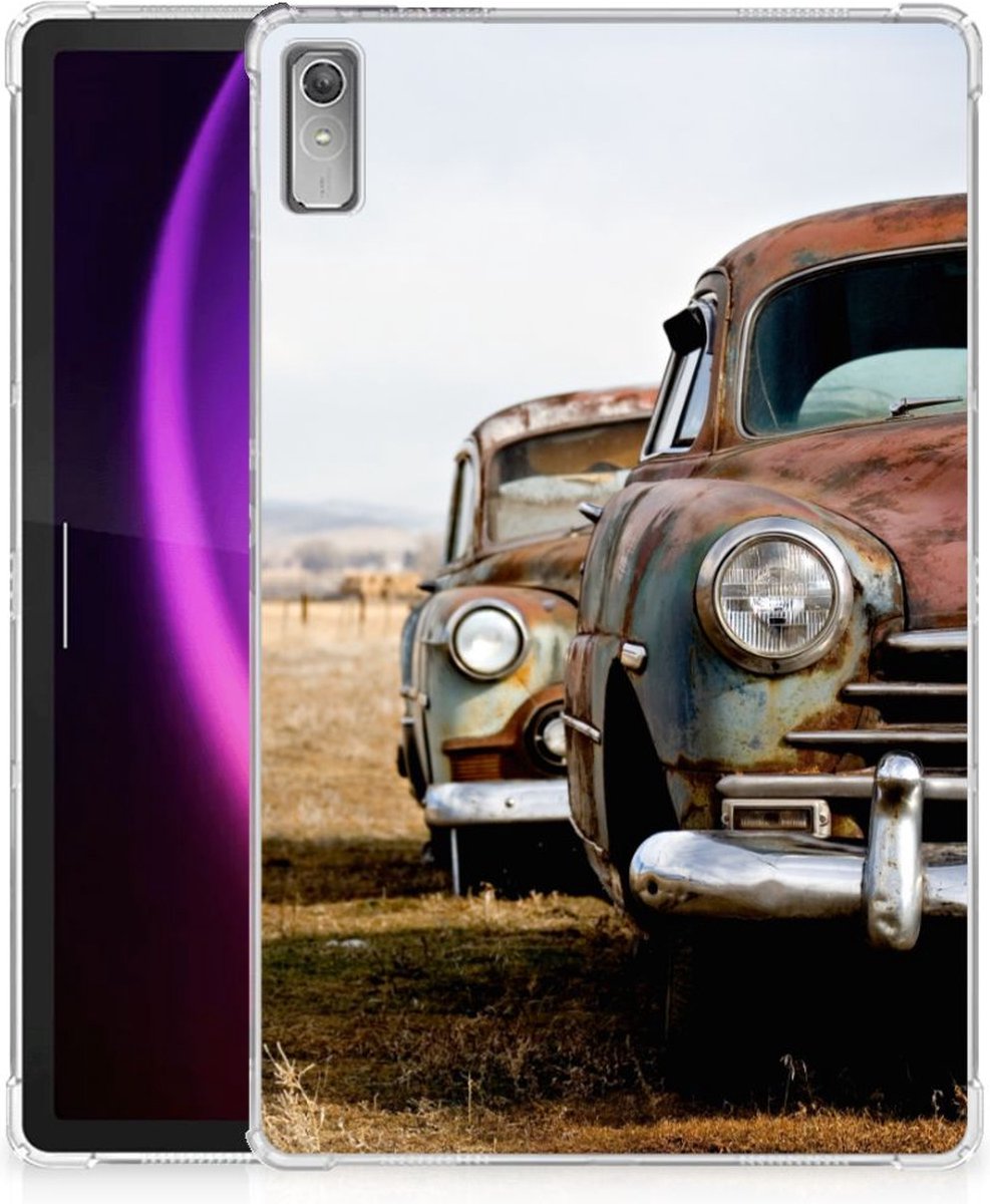 Back Cover voor Lenovo Tab P11 Gen 2 Tablet Backcover met foto Vintage Auto