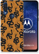 TPU Hoesje geschikt voor Motorola One Vision Snakes