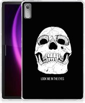 Tablet Hoes Lenovo Tab P11 Gen 2 Mobiel Case Skull Eyes met transparant zijkanten