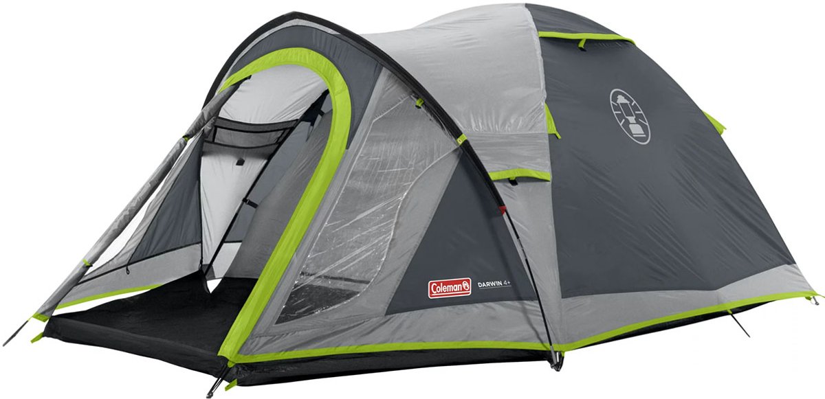 Coleman Darwin 4+ Koepeltent Grijs