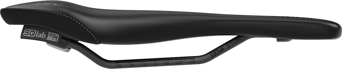SQlab Ergowave Active Zadel 611 S-Tube – MTB Tech & Trail – Superlicht schuim - Zwart – 13cm