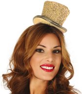Fiestas Guirca - Kleine hoed met elastiek Goud
