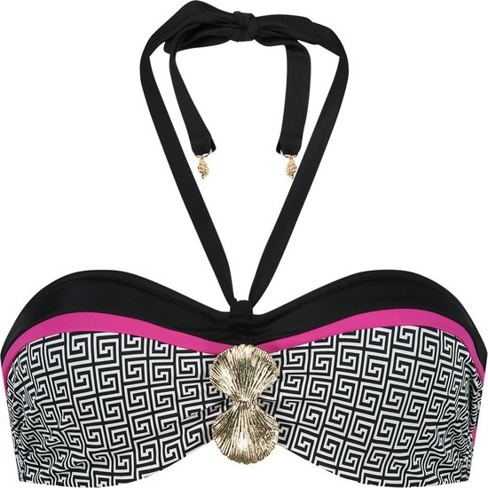 Foto: Sapph bikintopje voor vrouwen bandeau bikini paradiso geometric print 95d