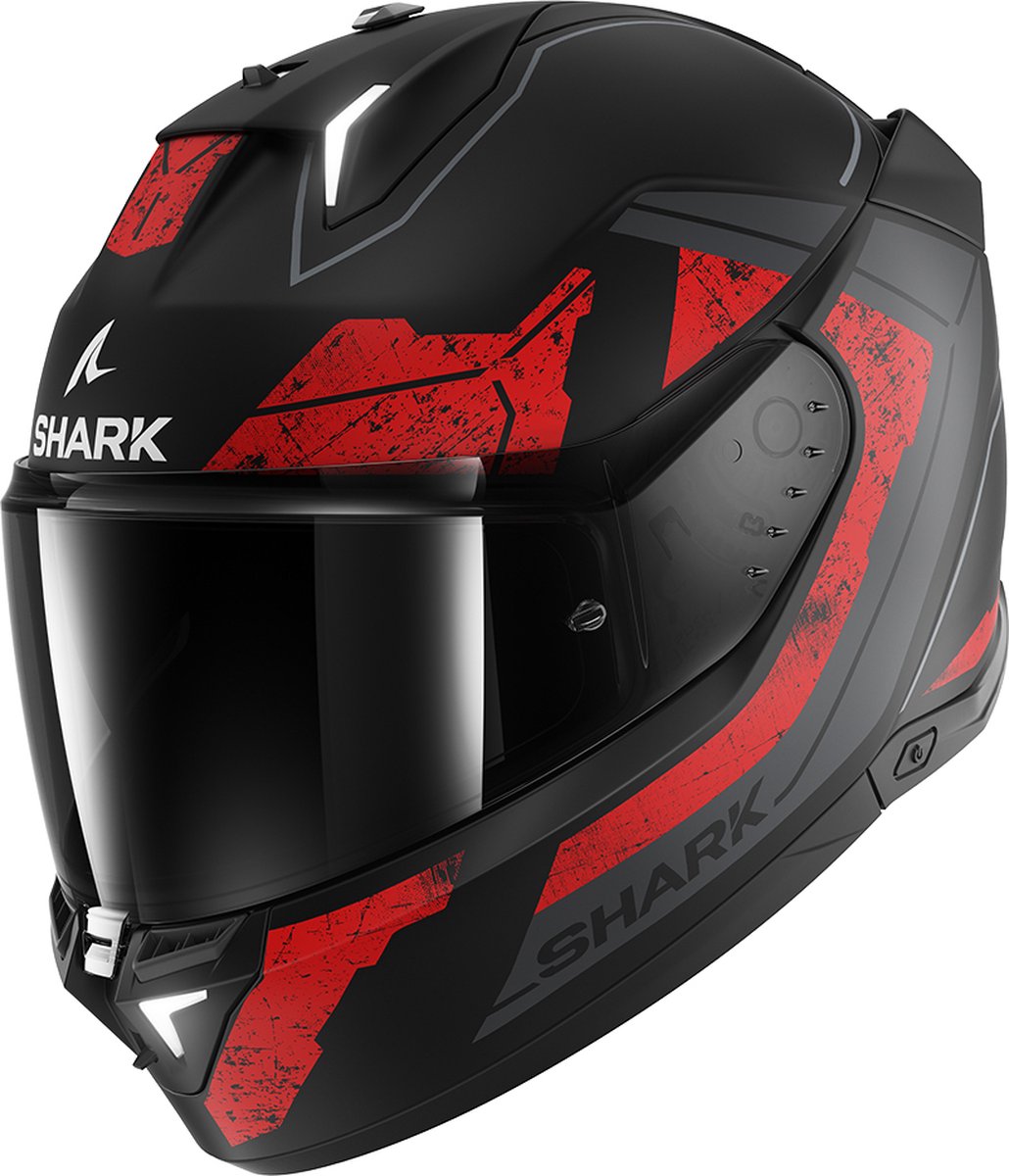 Shark Skwal i3 Rhad Mat Black Chrom Red KUR XL - Maat XL - Helm