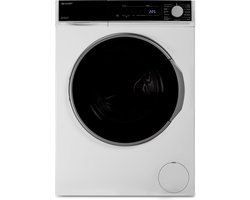 Sharp ESNFB814AWNABX - wasmachine - energie label A - 8 KG - 1400 toeren - STEAMWASH - white LED touch panel - WIT