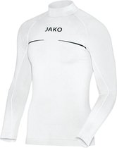 Jako Turtleneck Comfort  Sportshirt performance - Maat XL  - Mannen - wit