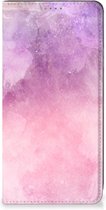 Leuk Telefoonhoesje Nokia G22 Bookcase Cover Pink Purple Paint