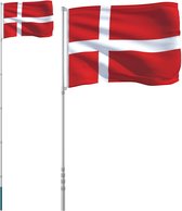 vidaXL-Vlag-met-vlaggenmast-Denemarken-5,55-m-aluminium