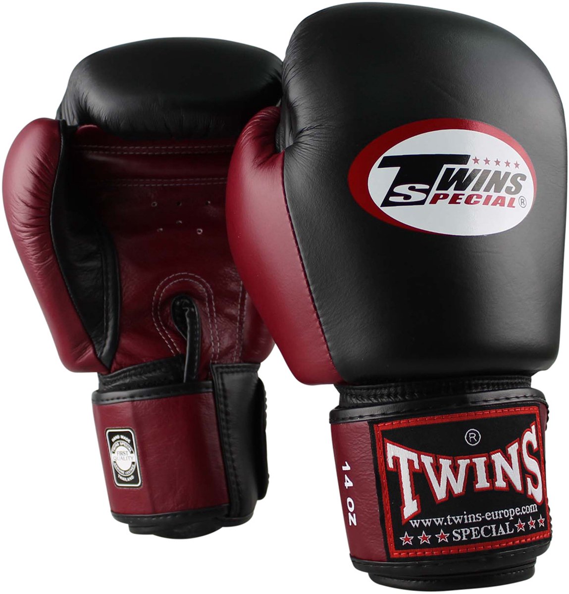 Twins Special BGVL3 - Black and Wine Red - 12oz