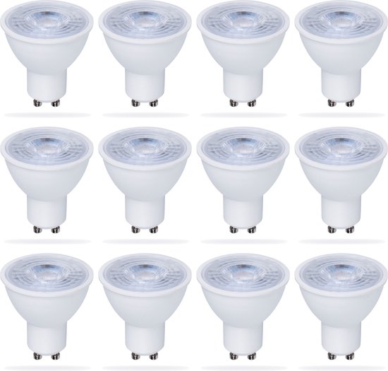 Proventa Dimbare LED Spotjes GU10 - Dimbaar warm wit licht - Voordeelverpakking - 12 Spots