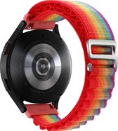 Mobigear Nylon Watch bandje geschikt voor Smartwatch Bandje Gespsluiting | Mobigear Alpine - Universeel 20 mm aansluiting