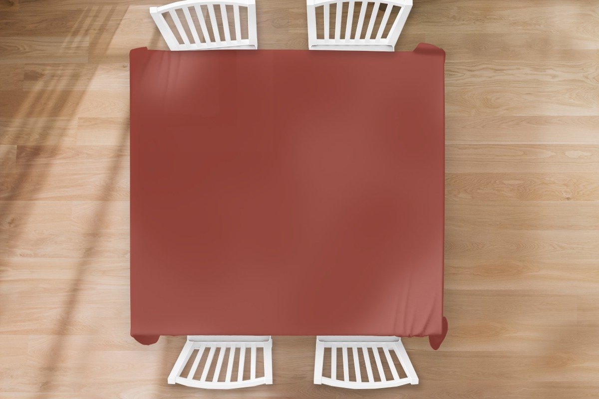 Tafelkleed - Tafellaken - 180x180 cm - Palet - Rood - Interieur - Binnen en Buiten