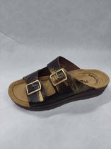 ROHDE 1422 / sandalen met gespen / bruin / maat 36