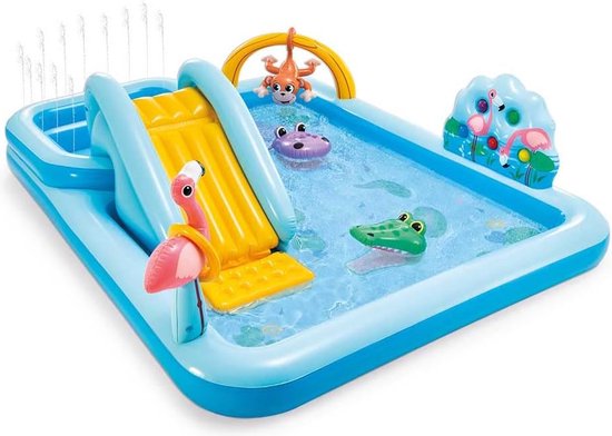 intex jungle kinderzwembad met glijbaan