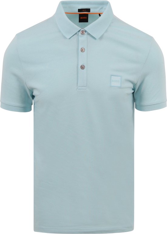 BOSS - Passenger Polo Lichtblauw - Slim-fit - Heren Poloshirt