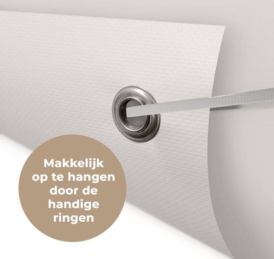 Affiche de jardin texte - Remember Dream Enjoy - Citations - Décoration de jardin Beige - Peinture de jardin extérieur - Décoration de clôture - Jardin - 60x90 cm - Toile de clôture - Toile de jardin - Décoration murale extérieur