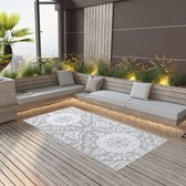 Bol.com vidaXL Buitenkleed 120x180 cm PP lichtgrijs aanbieding