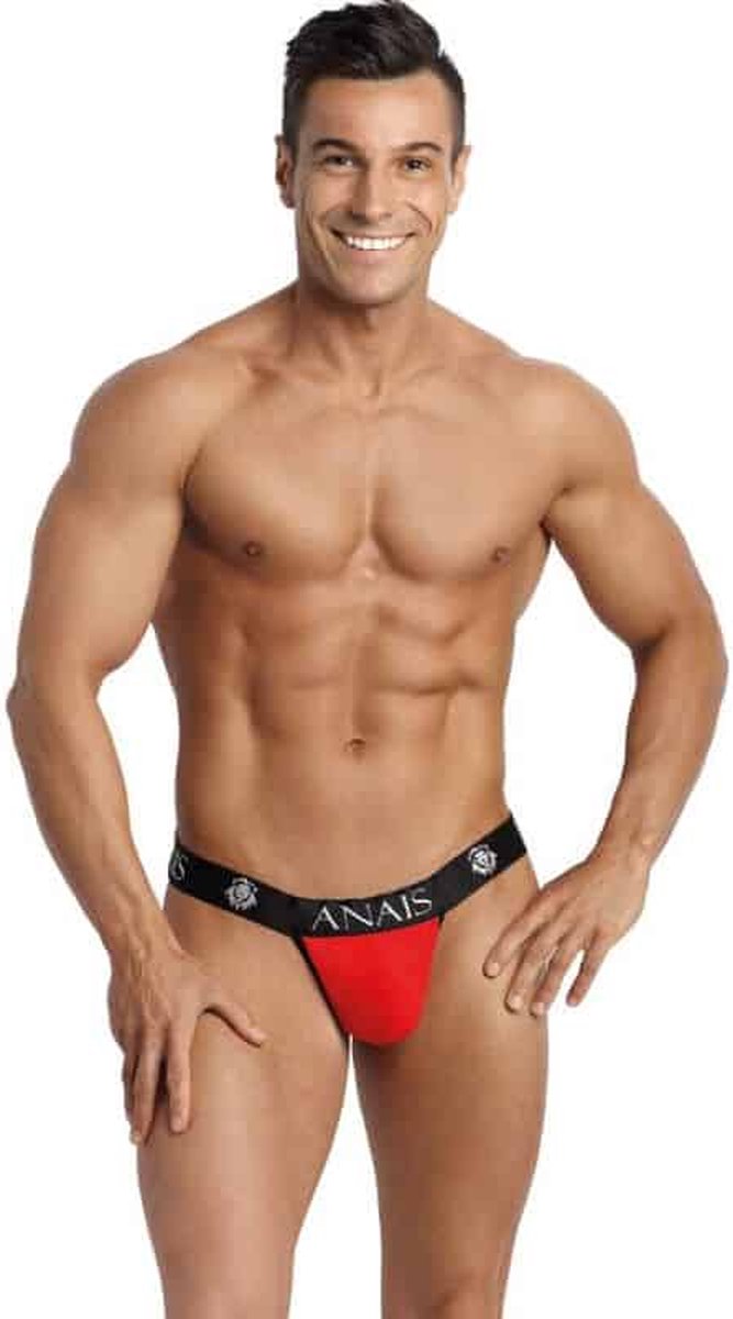 Goedkoopste Anais Men Soul - Erotisch Heren Ondergoed - Jockstrap - Zwart/rood - S
