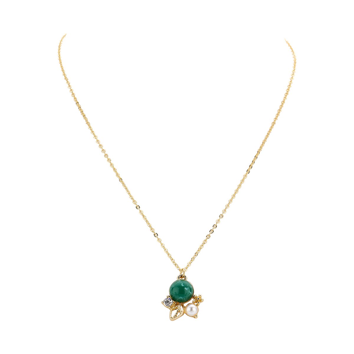 Les Cordes - XALO - Collier - Blauw - Groen - Metaal - Juwelen - Sieraden - Dames