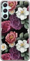 Leuke Telefoonhoesjes - Hoesje geschikt voor Samsung Galaxy A34 - Flowers - Soft case - TPU - Bloemen - Multi