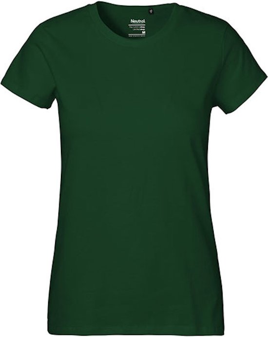 Ladies´ Classic T-Shirt met ronde hals Bottle Green - XL