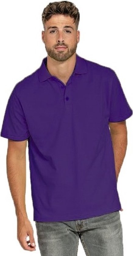 Polo premium 100% coton pour homme M violet