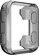 Beschermende watch case - hoesje - geschikt voor Garmin Forerunner 30 / 35 - zwart