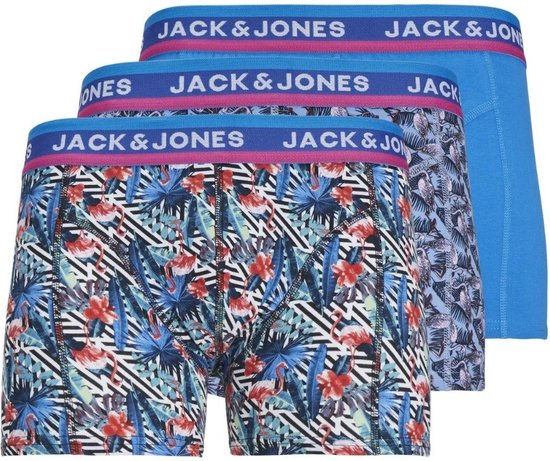 Jack&Jones Heren 3-Pack Trunks Aster Blue M