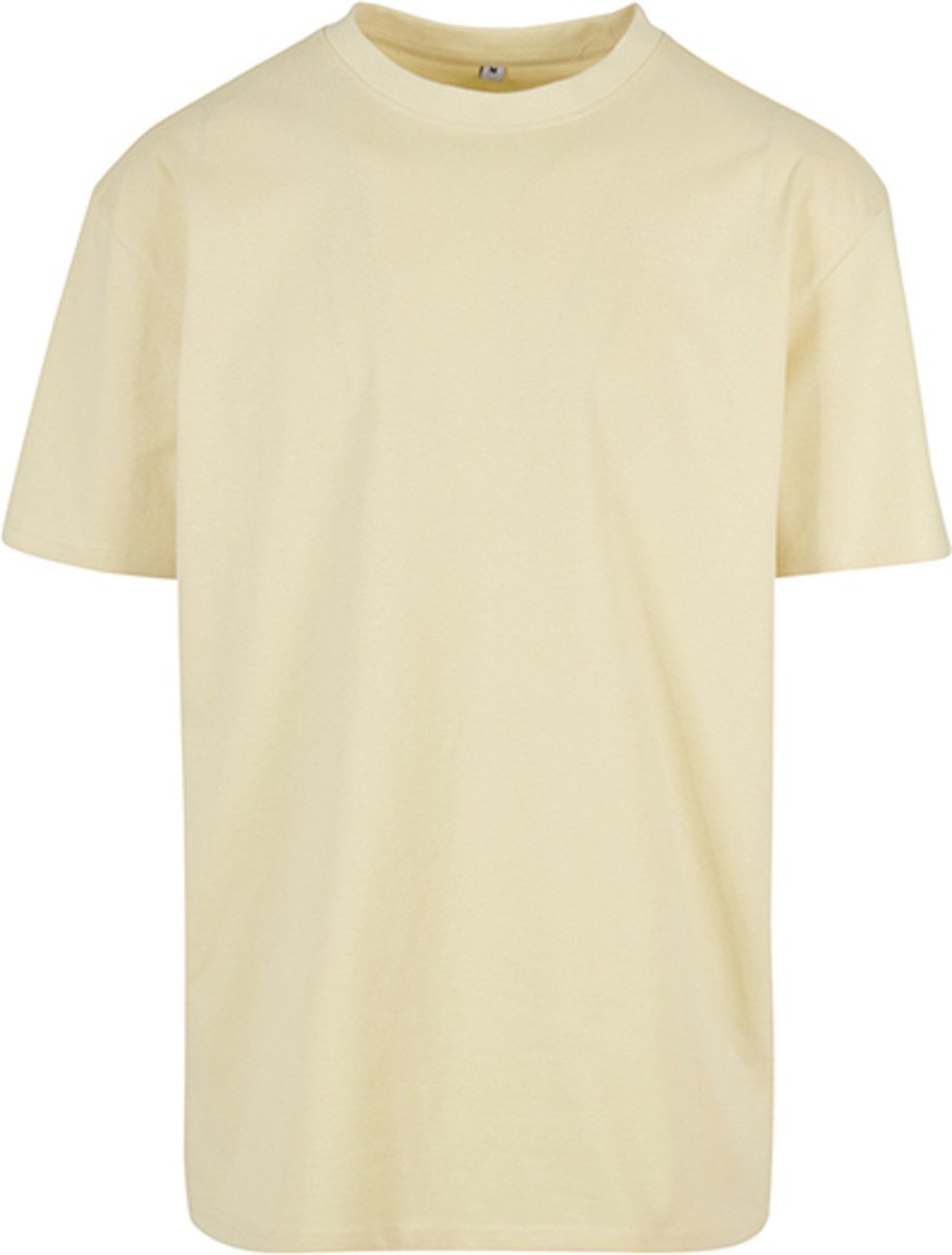 Build Your Brand - Heavy Oversized T-Shirt - Soft Yellow maat 5XL