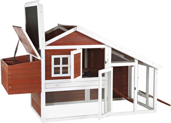TRIXIE Natura voederstation met voet, 55 x 27 x 53 cm, 1, 40 m, bruin