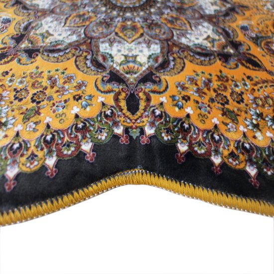 Tapis motif mandala, tapis ovale, tapis moderne, tapis de salon, tapis  orange, tapis... | bol.com