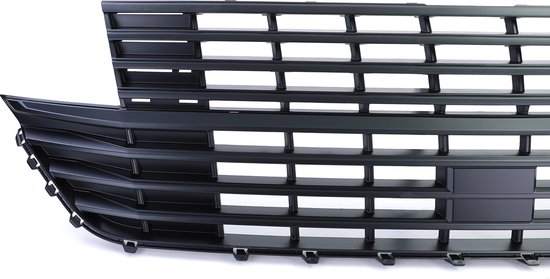Grill Geschikt voor Volkswagen Transporter T6.1 Facelift Multivan Vanaf 2019 Zonder Embleem Mat Zwart