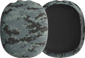 kwmobile cover voor koptelefoon - geschikt voor Apple AirPods Max - Siliconen hoes voor hoofdtelefoon - In donkergrijs / zwart / lichtgrijs