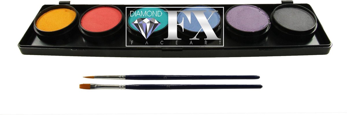 Diamond FX Palette 6 colors Pastel (6X10Gram)
