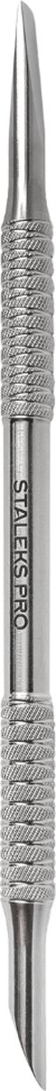Goedkoopste Staleks Nagelriem pusher, EXPERT 90, type 5, pusher met rechte en schuine duwer, RVS, PROFESSIONELE KWALITEIT, voor manicure als pedicure