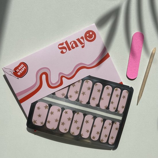 Slayo© - Nagelstickers - Starstruck - Nail Wraps - Nagel Stickers - Nail Art - GEEN lamp nodig