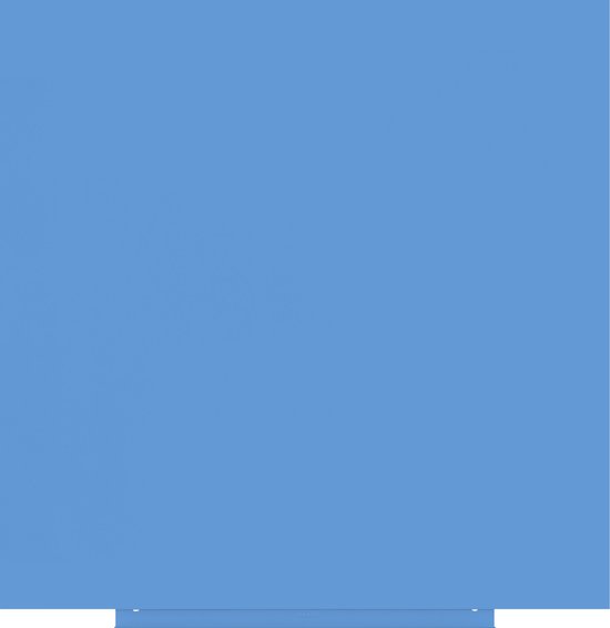 Rocada whiteboard - Skincolour - 100x100cm - blauw gelakt - RO-6425R-630