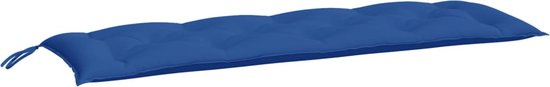 vidaXL - Tuinbankkussen - 150x50x7 - cm - oxford - stof - blauw