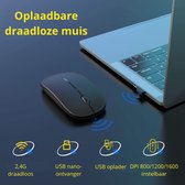 Draadloze Muis - 1600 DPI - stille muis - oplaadbaar