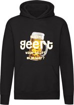 Ik ben Geert, waar blijft mijn bier Hoodie - cafe - kroeg - feest - festival - zuipen - drank - alcohol - naam - trui - sweater - capuchon