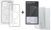 VOTIQ® Telefoonhoesje en Screenprotector geschikt voor iPhone 12 PRO MAX