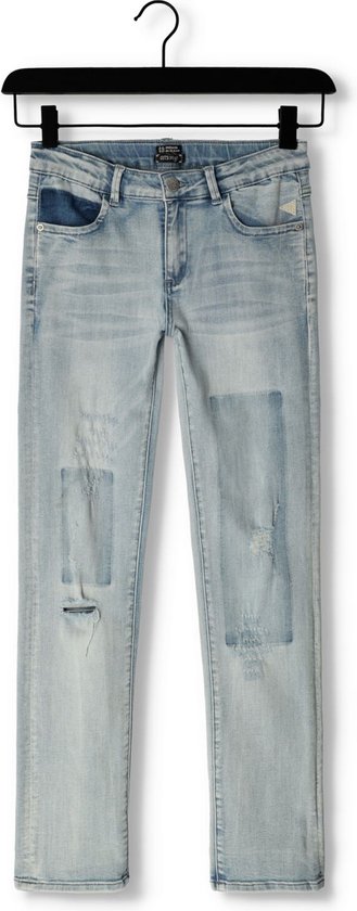 Indian Blue Jeans Blue Sue Damaged Straight Fit Jeans Meisjes - Broek - Blauw - Maat 110