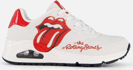 Skechers Uno Rolling Stones Sneakers wit - Dames - Maat 40 | bol