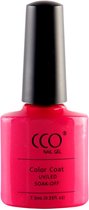 CCO Shellac - Gel Nagellak - kleur Private Escort 68091 - RoodRoze - Dekkende kleur - 7.3ml - Vegan