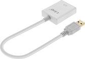 USB 3.0 naar HDMI Vrouwelijke kabel Full HD-videoadapter Zilver - LinQ