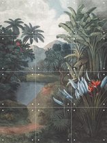 IXXI Lac Tropical - Décoration murale - 80 x 60 cm