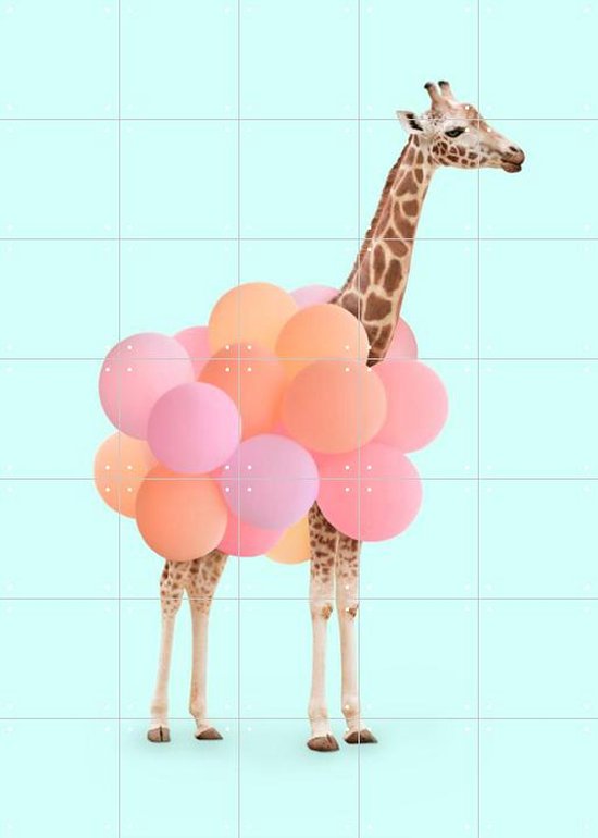 IXXI Party Girafe - Décoration murale - Abstrait - 100 x 140 cm