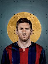 IXXI Lionel Messi FCB - Wanddecoratie - Sport - 60 x 80 cm
