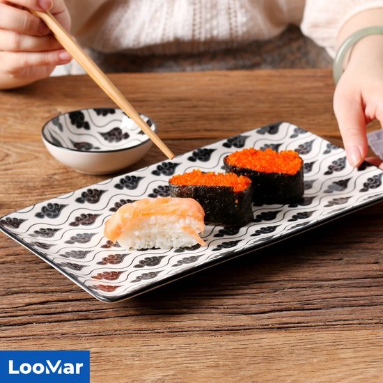 LooMar Sushi Servies Sushi set Bamboe Eetstokjes Japans 2