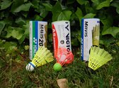 Yonex / Victor badminton shuttle outdoor pakket - Air / Field II en Mavis 200 - 3x3 shuttles